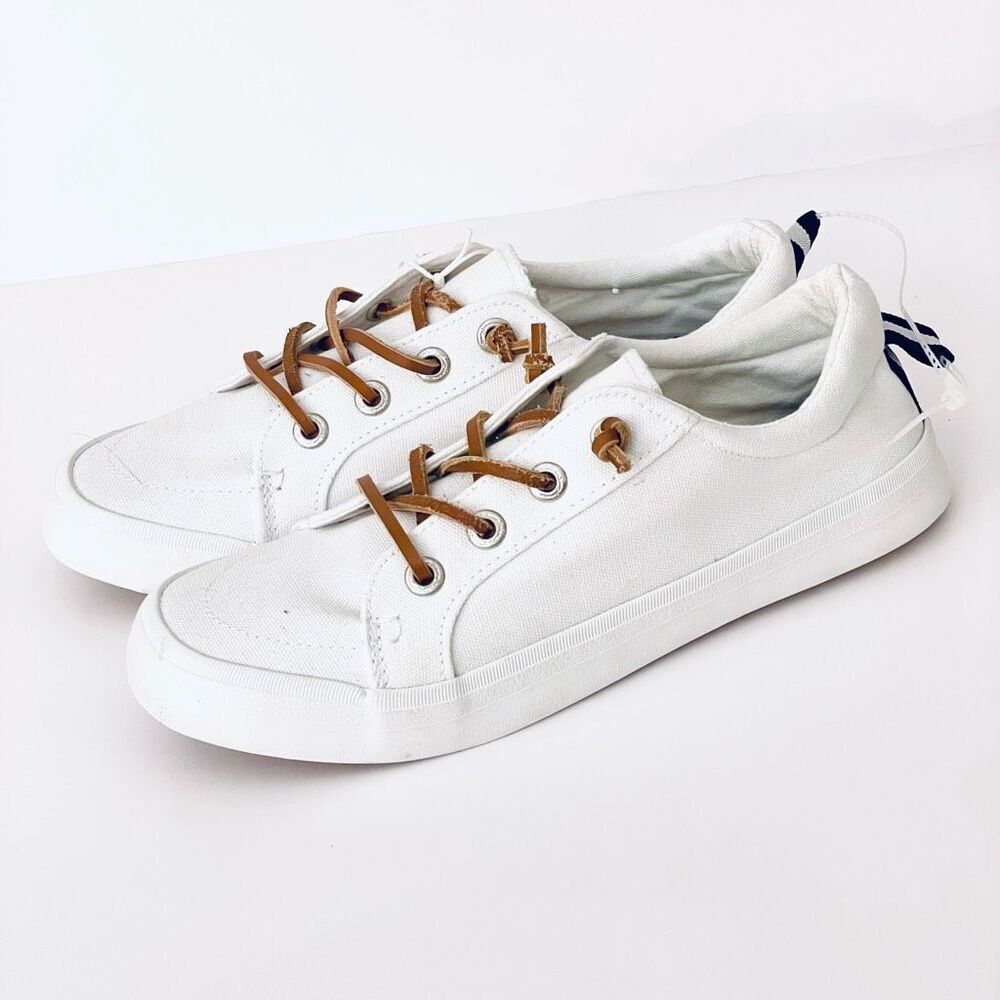 NWT TOMMY BAHAMA 8 White No-Tie Shoelaces Memory foam Cushioned Comfy Sneakers - Picture 6 of 13